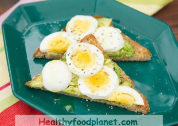 Egg and Avocado toast snack recipe