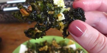 Garlic and Parmesan Kale Chips recipe to make