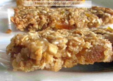 Mango and Coconut granola bars easy recipe