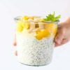 Healthy Tropical overnight oats recipe