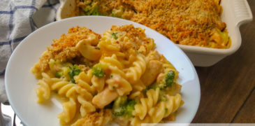 Healthy Chicken Broccoli Pasta Casserole recipe