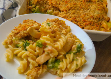 Healthy Chicken Broccoli Pasta Casserole recipe