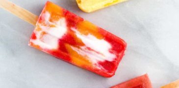 Homemade fresh Fruit Popsicles recipe