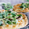 Spinach and Mushroom Naan Pizza easy recipe