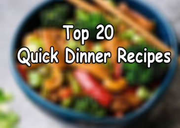 20 Quick Easy healthy dinner recipes