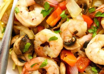 Shrimp with ( hot ) garlic sauce recipe